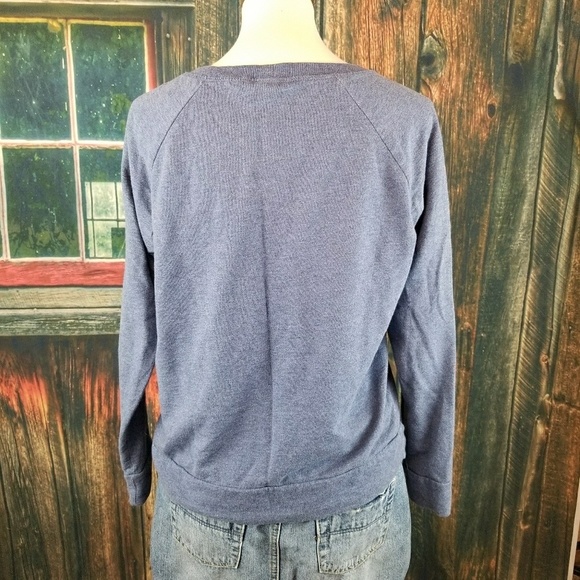 NWOT H&M Heather Blue Sweatshirt - Picture 3 of 5
